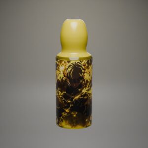 Boquilla de resina Amarillo Solido Imagen Encapsulada